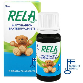 Капли с молочно кислыми бактериями для детей Rela Tipat 8 мл