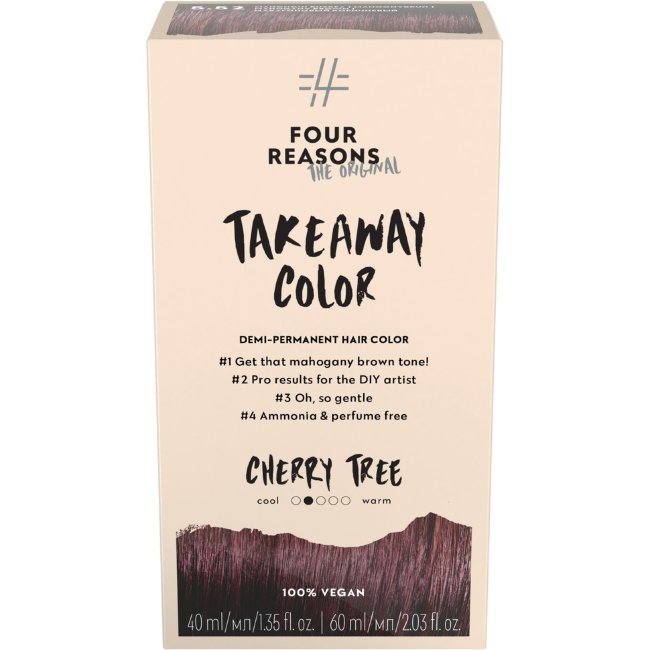 Долговременная краска для волос Four Reasons Original Takeaway Color 5.52 Cherry Tree Долговременная краска для волос Four Reasons Original Takeaway Color 5.52 Cherry Tree