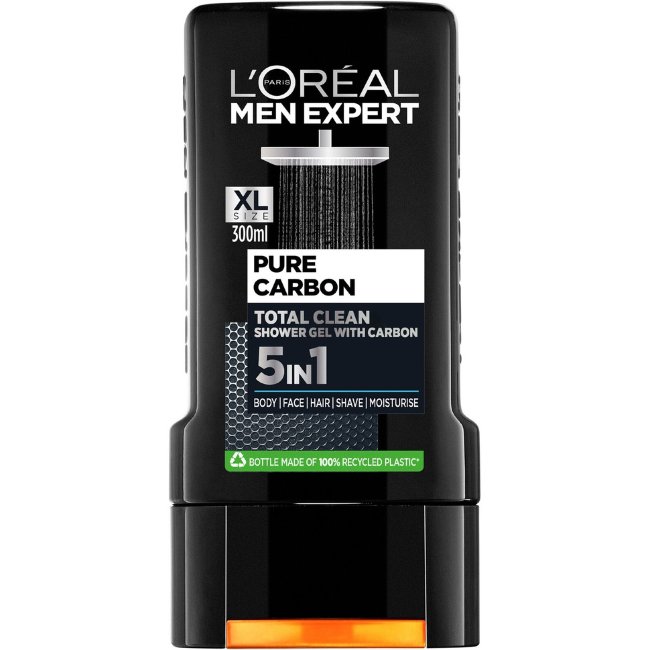 Гель для душа L'Oréal Men Expert Total Clean 5в1 300 мл