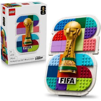 Конструктор LEGO® Editions Football 43032 официальный логотип турнира FIFA World Cup 2026™