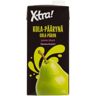 Безсахарный напиток Xtra со вкусом колы и груши 1 л