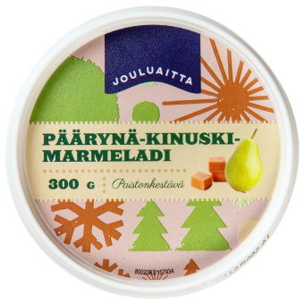 Термостойкий рождественский мармелад Jouluaitta (груша) 300 гр