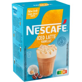 Кофейный напиток (Ледяной латте ваниль) Nescafé Gold Iced Latte Vanilla 105г