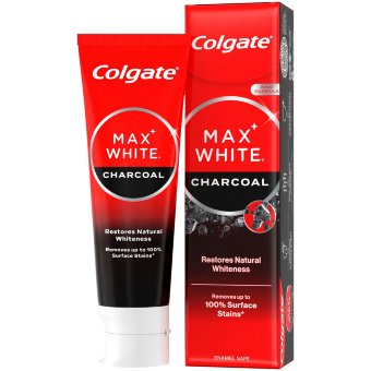Зубная паста отбеливающая с углем Colgate Max White 75 мл