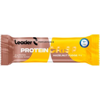 Протеиновый батончик Leader Performance Protein Crisp Hazelnut Fudge 55 гр
