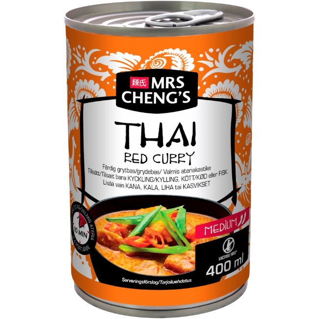 Готовый соус для блюд Thai Red Curry Mrs Cheng's 400 мл