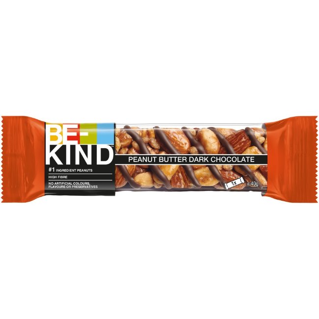 Ореховый батончик с медом и темным шоколадом Be-Kind 40 гр