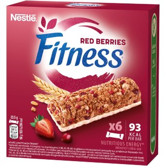 Злаковый батончик с красными ягодами Nestle Fitness Red Berries 6x23,5 гр Злаковый батончик с красными ягодами Nestle Fitness Red Berries 6x23,5 гр