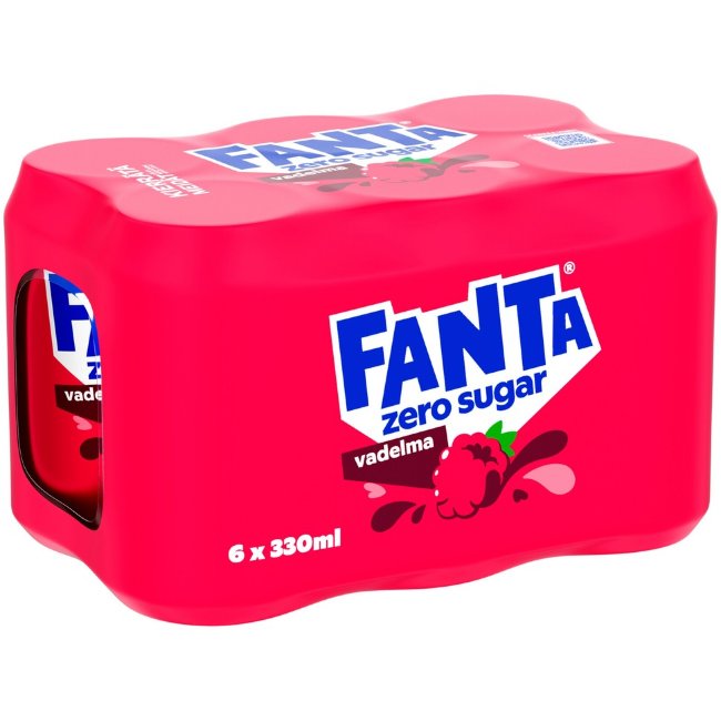 Напиток Fanta Vadelma Zero с малиным вкусом (уп 6 шт) 0.33 л Напиток Fanta Vadelma Zero с малиным вкусом (уп 6 шт) 0.33 л