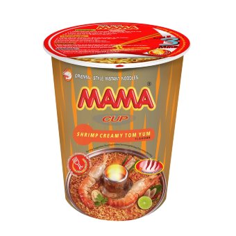 Лапша куриная со вкусом креветок 70 гр Mama
