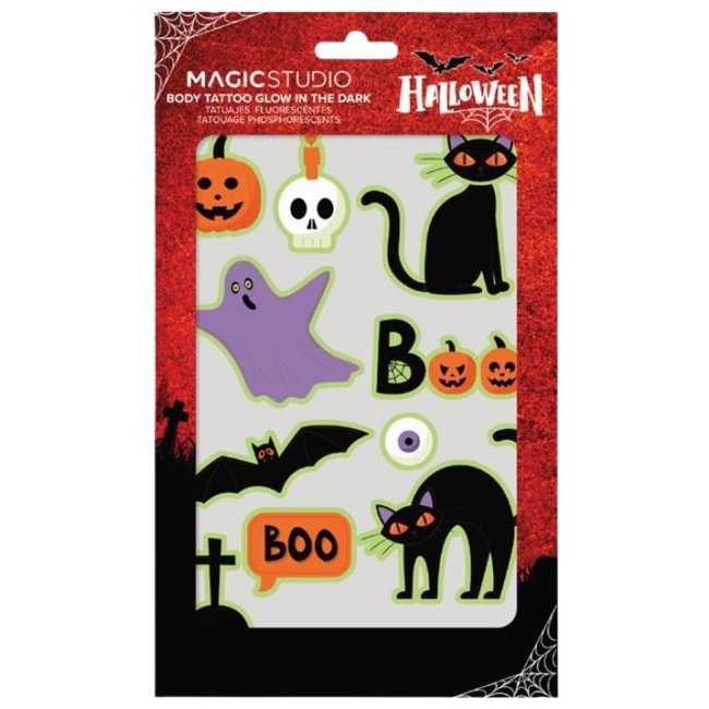 Татуировки Magic Studio Halloween, светящиеся в темноте