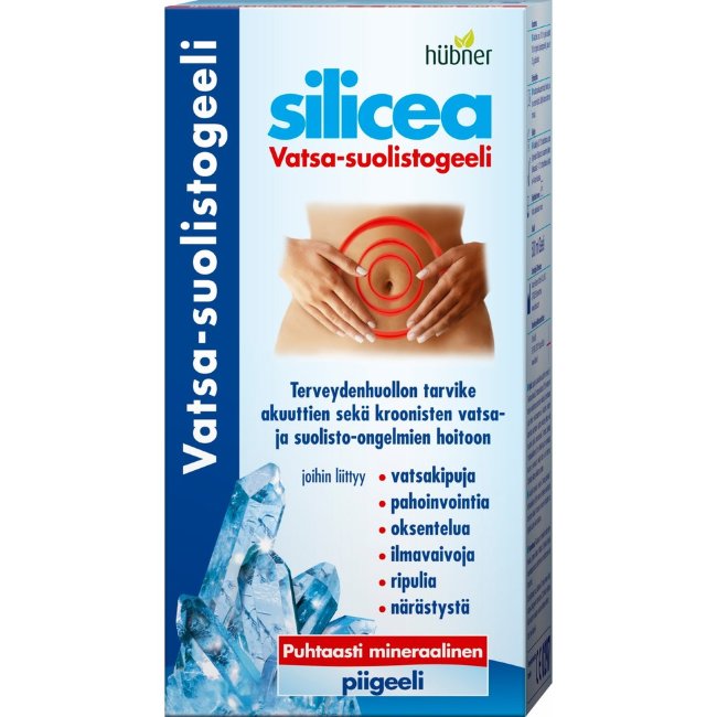 Препарат от изжоги метиоризма и диареи  SILICEA VATSA-SUOLISTOGEELI 500 мл Hubner