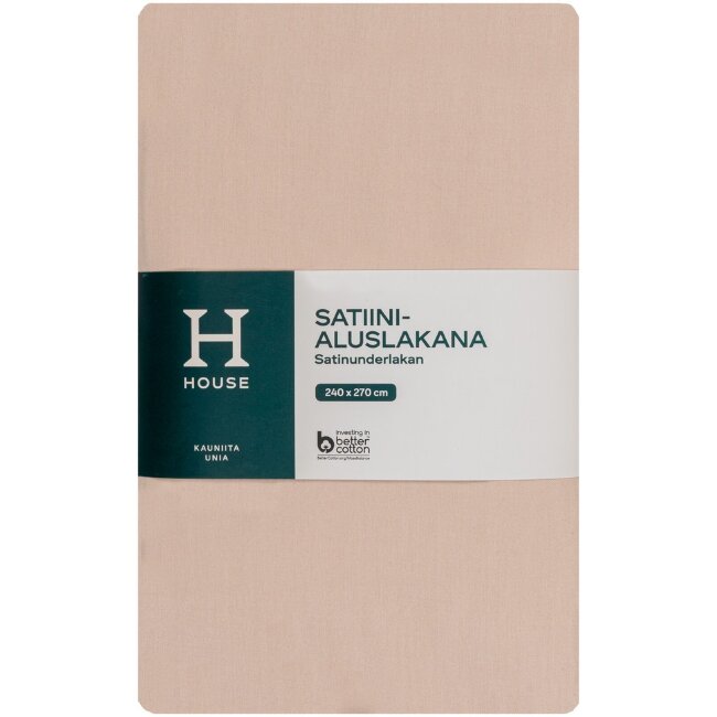 Подпростыня House из сатина 240 x 270 см