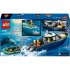 Игрушечный полицейский катер LEGO® City 60456 погоня на полицейской лодке Игрушечный полицейский катер LEGO® City 60456 погоня на полицейской лодке