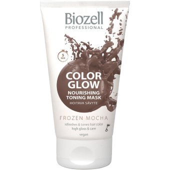 Ухаживающая тонирующая маска Biozell Color Glow Frozen Mocha 150 мл