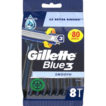 Бритвенные станки Gillette Blue3 Smooth 8 шт/уп