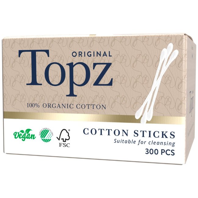 Ватные палочки Topz Premium 300 шт