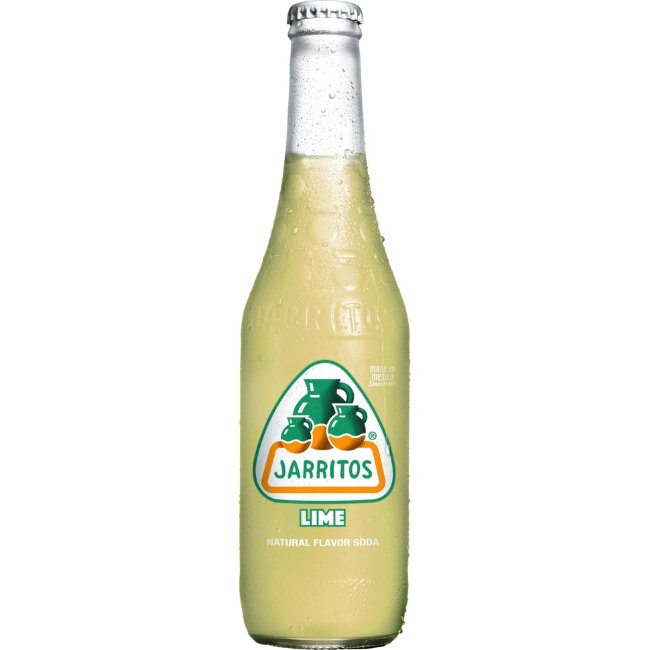 Газированный напиток Jarritos с натуральным вкусом лайма 370 мл бутылка