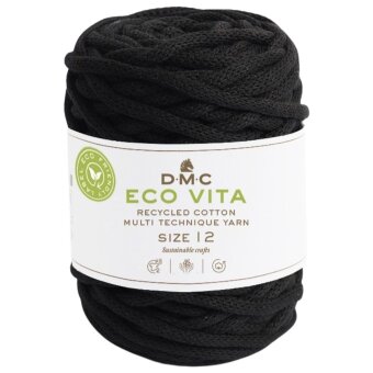 Эко-витая нить DMC Eco vita 250 гр черная