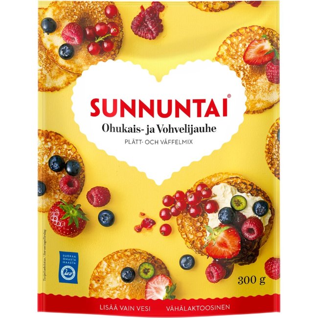 Cмесь для оладьев и блинчиков Sunnuntai 300 гр