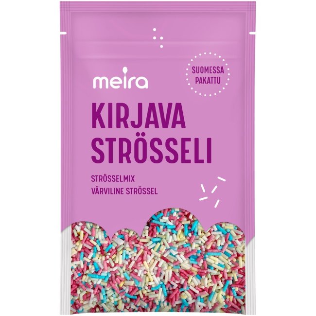 Кондитерская посыпка Meira (цветные палочки) 55 гр