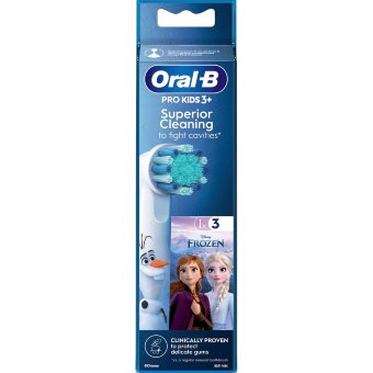 Насадки для зубной щетки Oral-B PRO 3+ Kids Spiderman/Frozen (уп 3 шт)