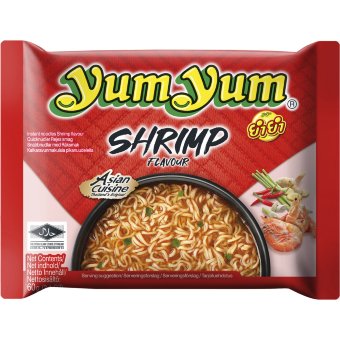 Лапша с креветками Yum Yum Shrimp Flavour 60 гр
