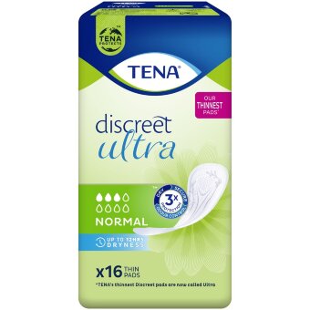 Прокладки TENA Discreet Ultra Normal 16 шт