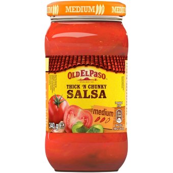 Густая и крупная сальса Old El Paso 340 гр medium