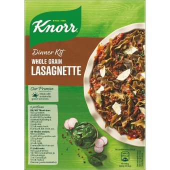 Лазанья из цельнозерновой пасты Knorr 266 гр 3–4 порции