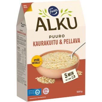 Каша Fazer Alku с овсяными волокнами и льном 500 гр