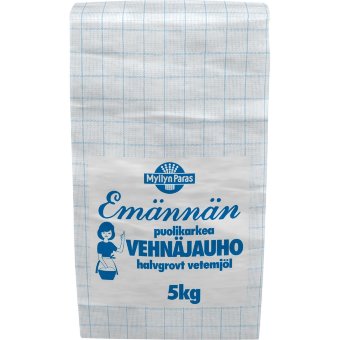 Полугрубая пшеничная мука Myllyn Paras Emännän 5 кг