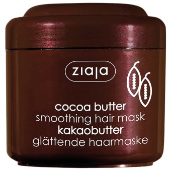Маска для волос Ziaja с какао сглаживающая для сухих, поврежденных или окрашенных волос 200 мл