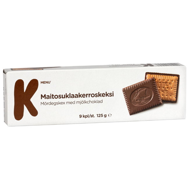 Печенье K-menu с темным шоколадом 125 гр