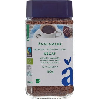 Кофе Änglamark растворимый без кофеина органический 100 г