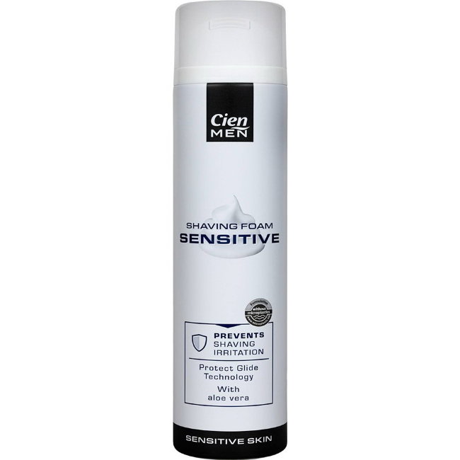Пена для бритья Cien Men Sensitive (для мужчин с чувствительной кожей) 300 мл