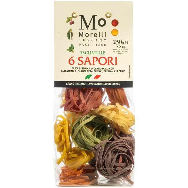 Цветная тальятелле Morelli 250 гр