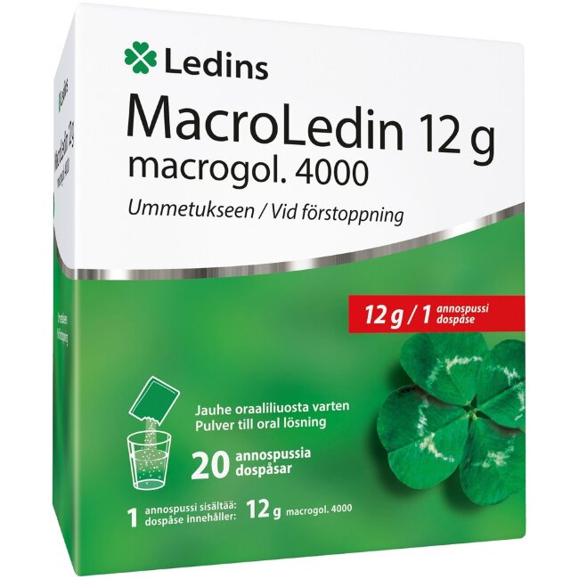 Макрогол 4000 Macroledin 12 г (уп 20 шт)