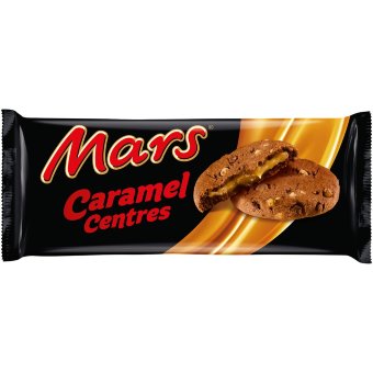 Печенье с карамельной начинкой Mars 144 гр