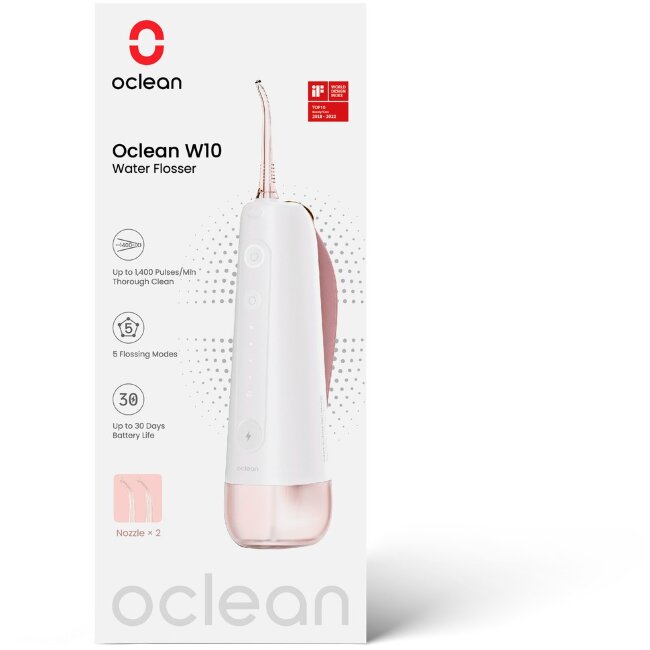 Ирригатор для полости рта Oclean W10, розовый