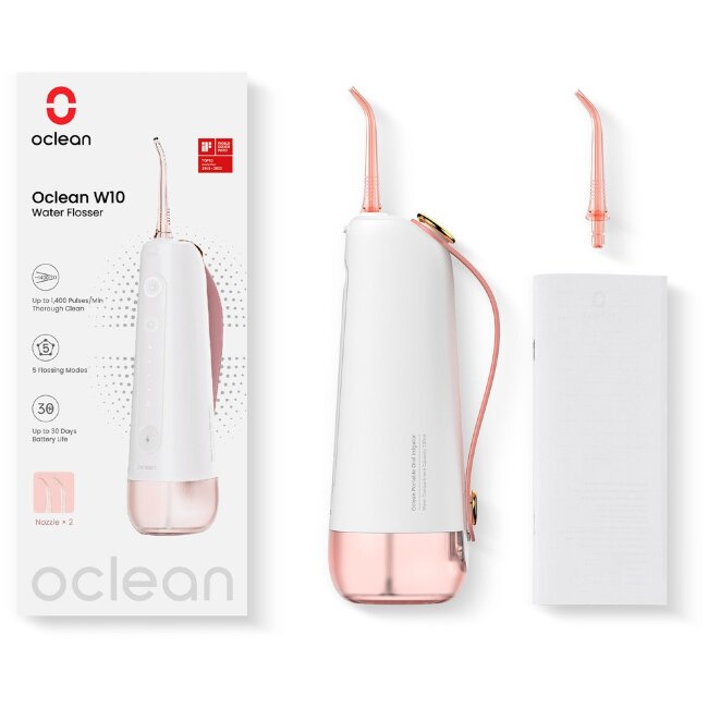 Ирригатор для полости рта Oclean W10, розовый