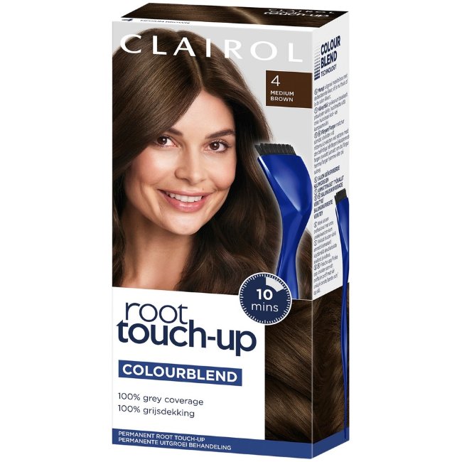 Краска для корней волос Clairol Root touch-up 4 средне-коричневый