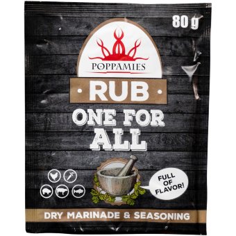 Смесь специй One for All Rub Poppamies 80 г Смесь специй One for All Rub Poppamies 80 г