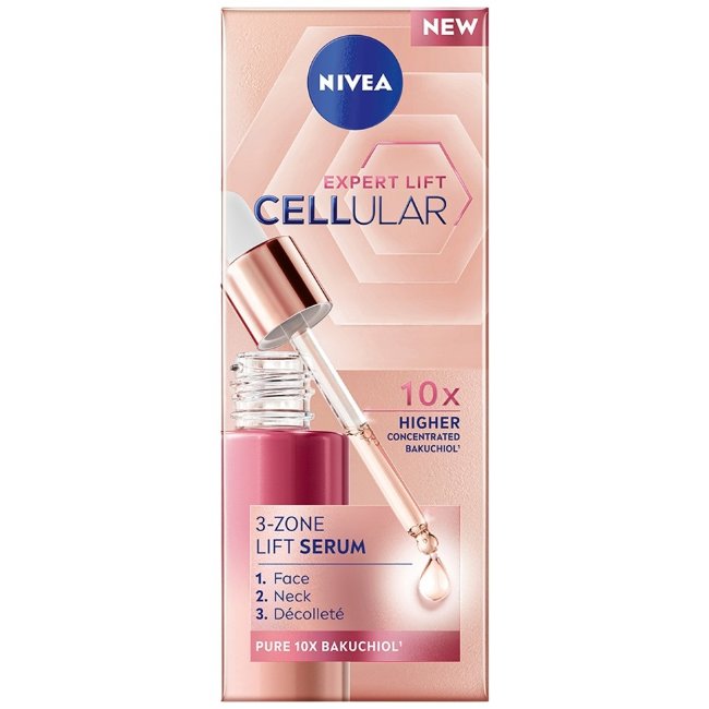 Сыворотка для лица NIVEA Cellular Expert Lift 3-zone Lift 30 мл