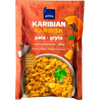 Карибское блюдо рис с овощами и фруктами Rainbow 195 г