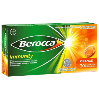Шипучие таблетки для иммунитета Berocca IMMUNITY Orange Bayer 30 шт