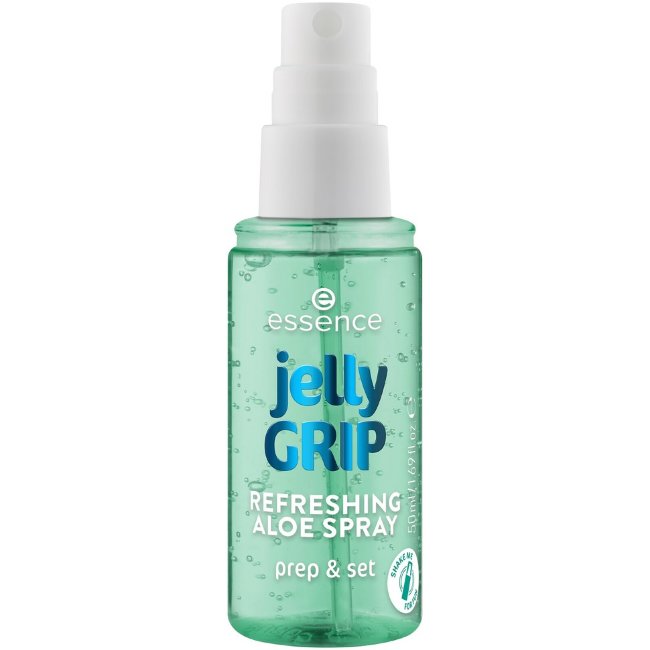 Спрей для закрепления макияжа essence Jelly GRIP освежающий с алоэ 50 мл