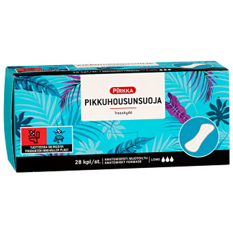 Ежедневные прокладки 28 шт Pirkka 28 Ежедневные прокладки 28 шт Pirkka 28
