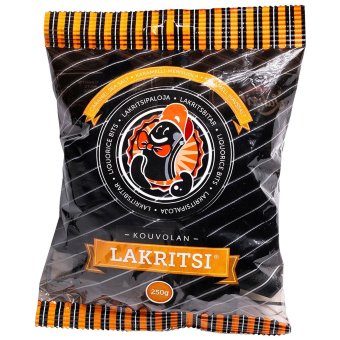 Конфеты с морской солью и лакрицей Kouvolan Lakritsi 250 гр