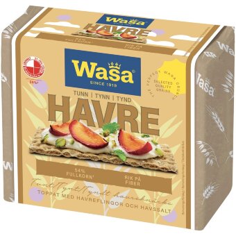 Хрустящие хлебцы Wasa Tunn Havre 265 гр